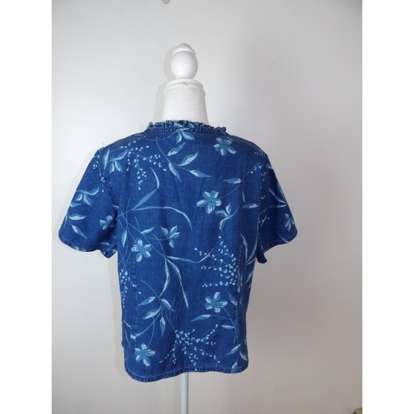 Vintage Denim 'Requirements' Top / Size Large - Picture 5 of 7